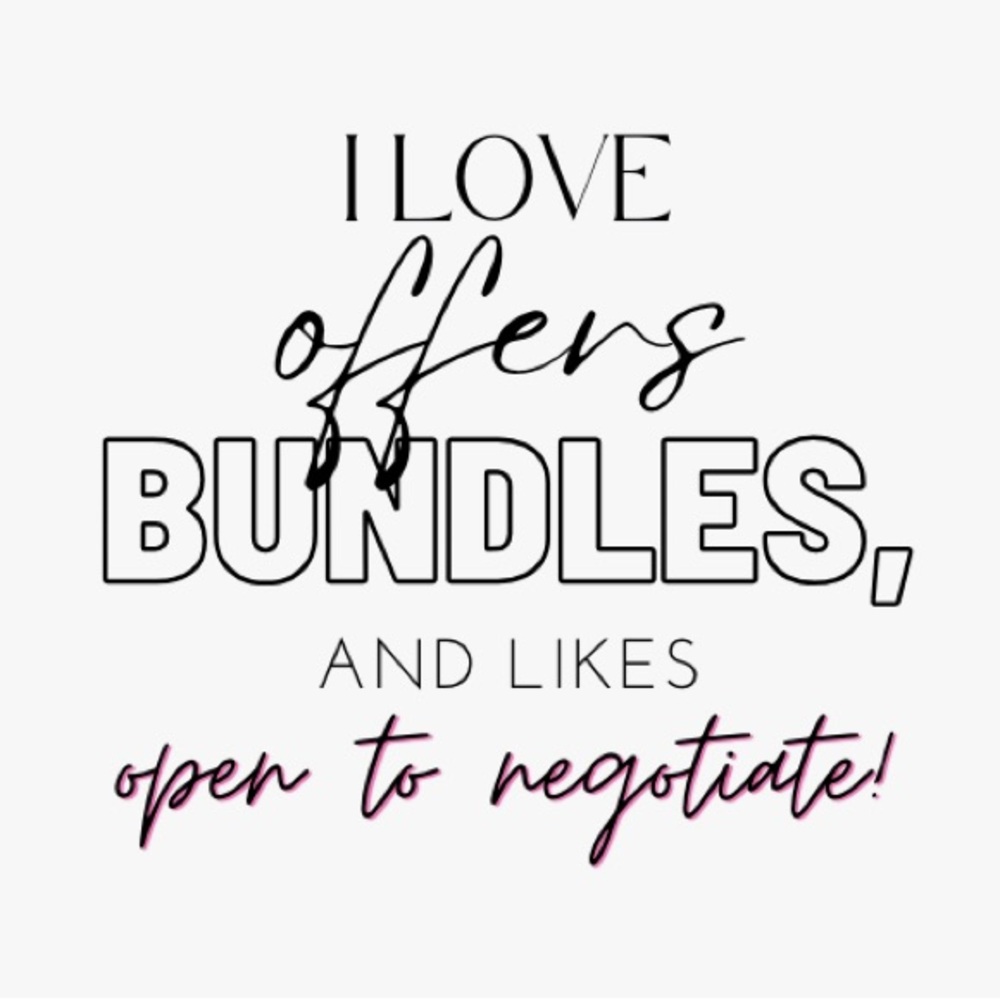 Everything Negotiable! Send me an offer or bundle!
